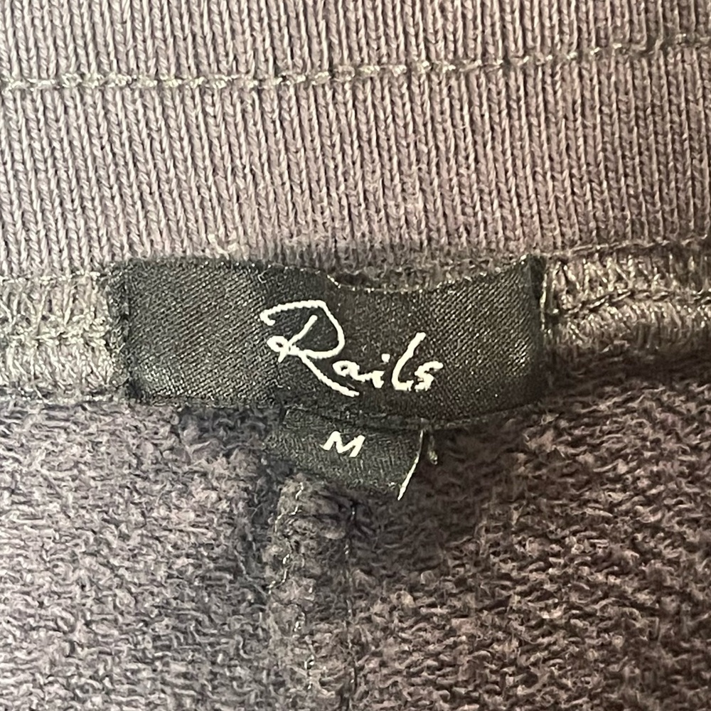 Rails Oakland Sweatpants/Joggers, Vintage Black Flower Buds - Womens Medium - Picture 4 of 16